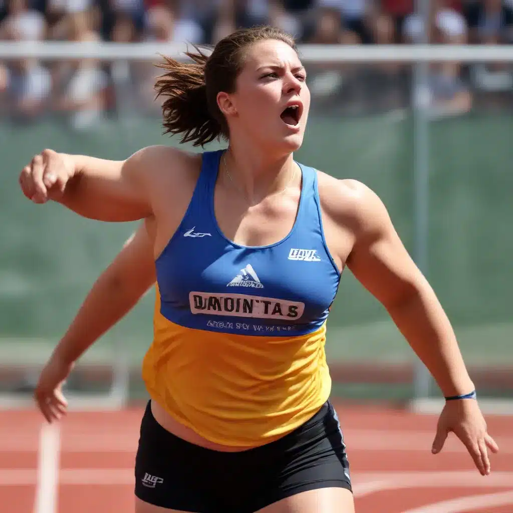 After some disappointments, a record-breaking discus throw gives