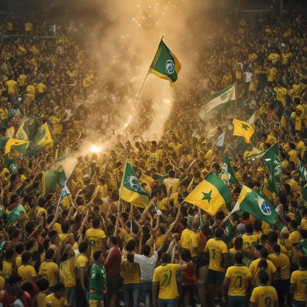 Flags, Flares, and Fervor: The Captivating Visuals of Brazilian Football Fan Culture