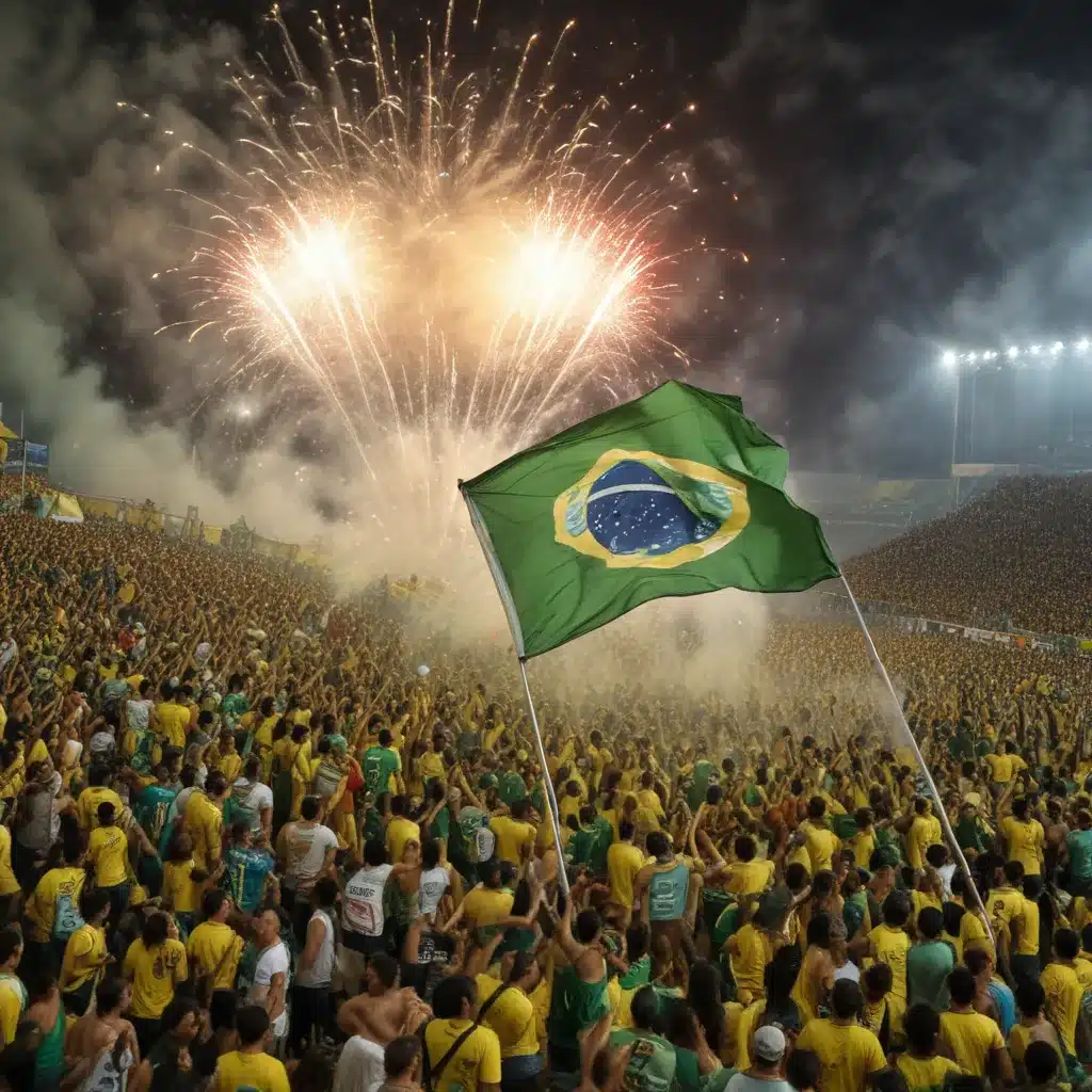 Flags, Flares, and Fireworks: The Pyrotechnic Displays of Brazilian Football Fans