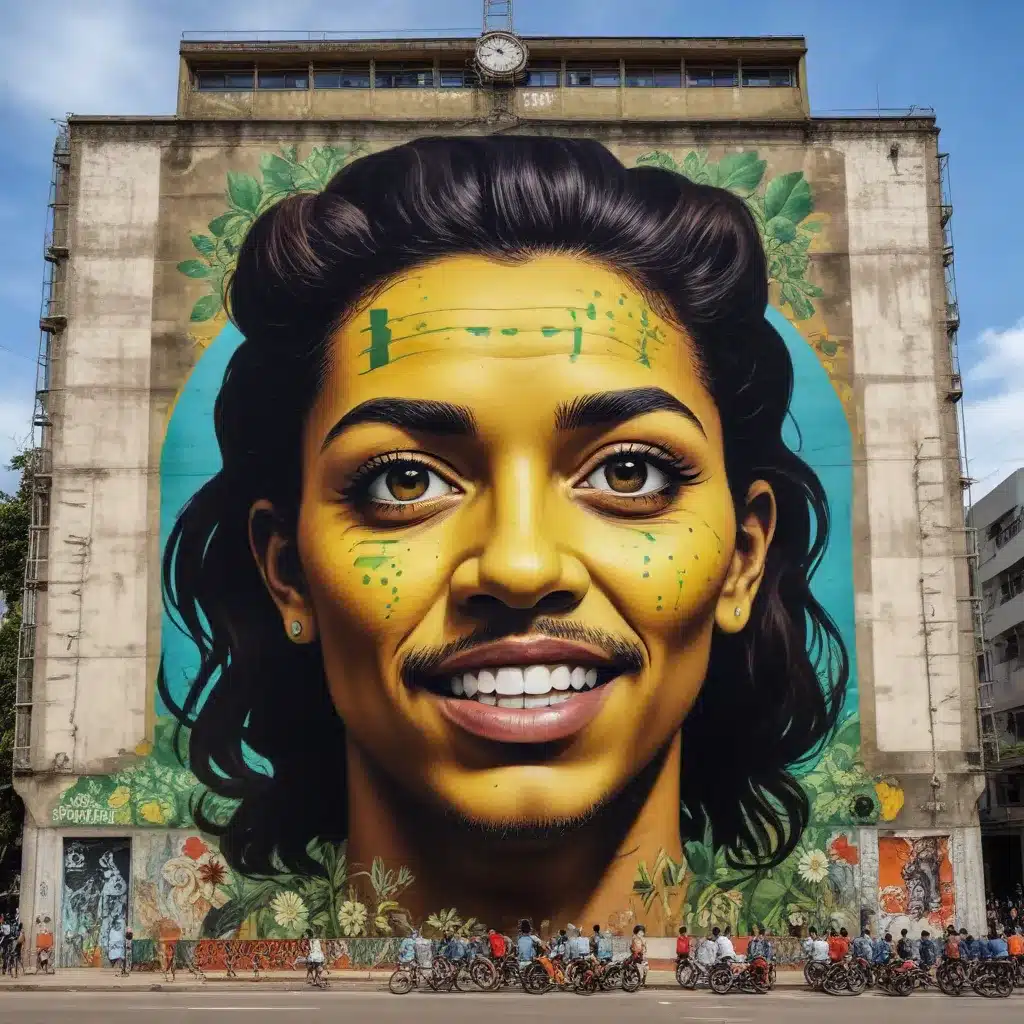 Painted Murals and Passionate Displays: The Vibrant Art of Brazilian Football Stadiums